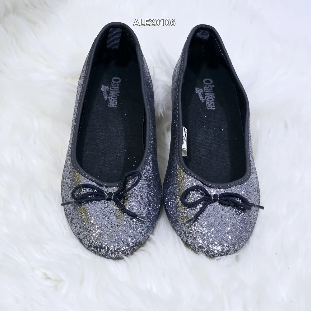 OshKosh B'gosh Girls Sparkling Blue Flats Sz.2